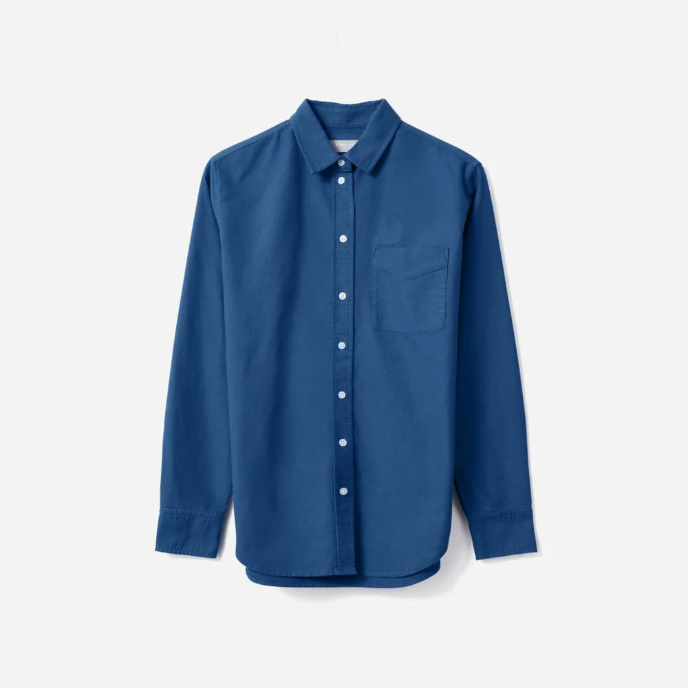 The Japanese Oxford Shirt | Deep Blue
