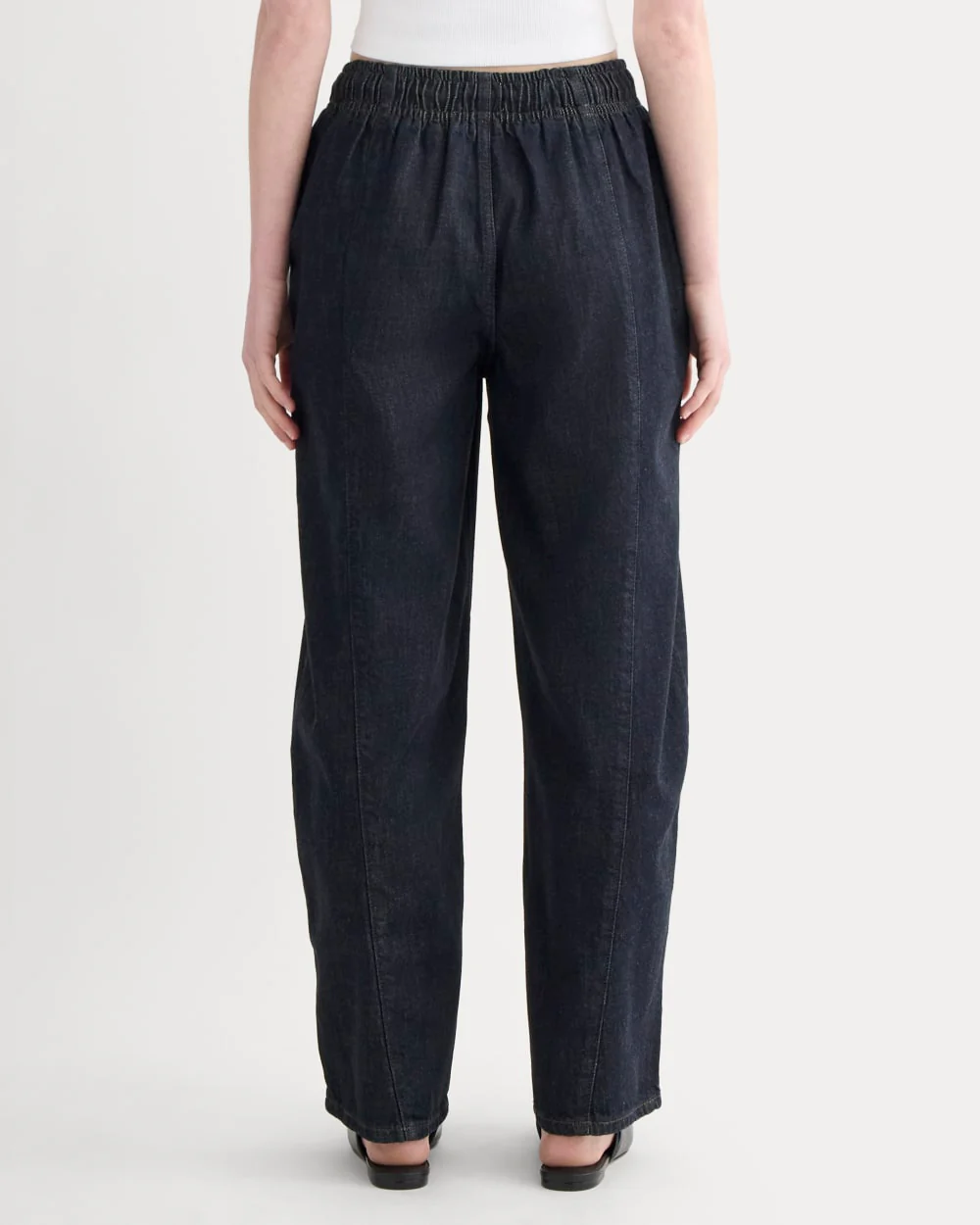 The Drawstring Baggy Jean | Dark Indigo