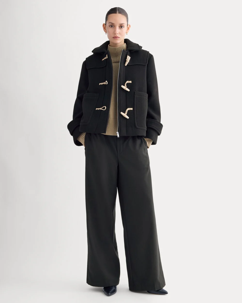 The ReWool Duffle Coat | Black