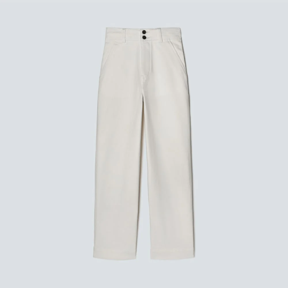 The Organic Wide-Leg Pant | Bone
