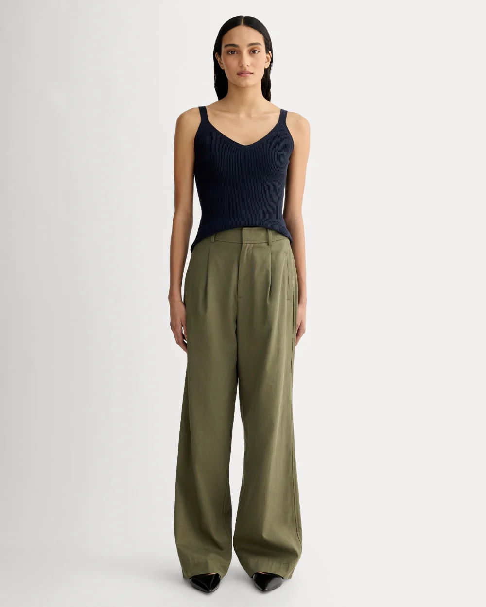 The Fine Knit Cami | Navy