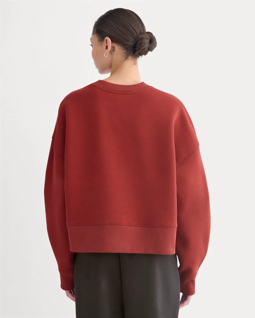 Luxe Fleece Sweatshirt | Merlot