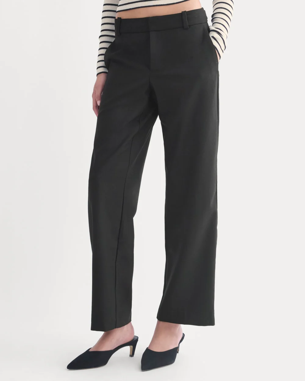 Straight-Leg Trouser in Tailor Twill | Black