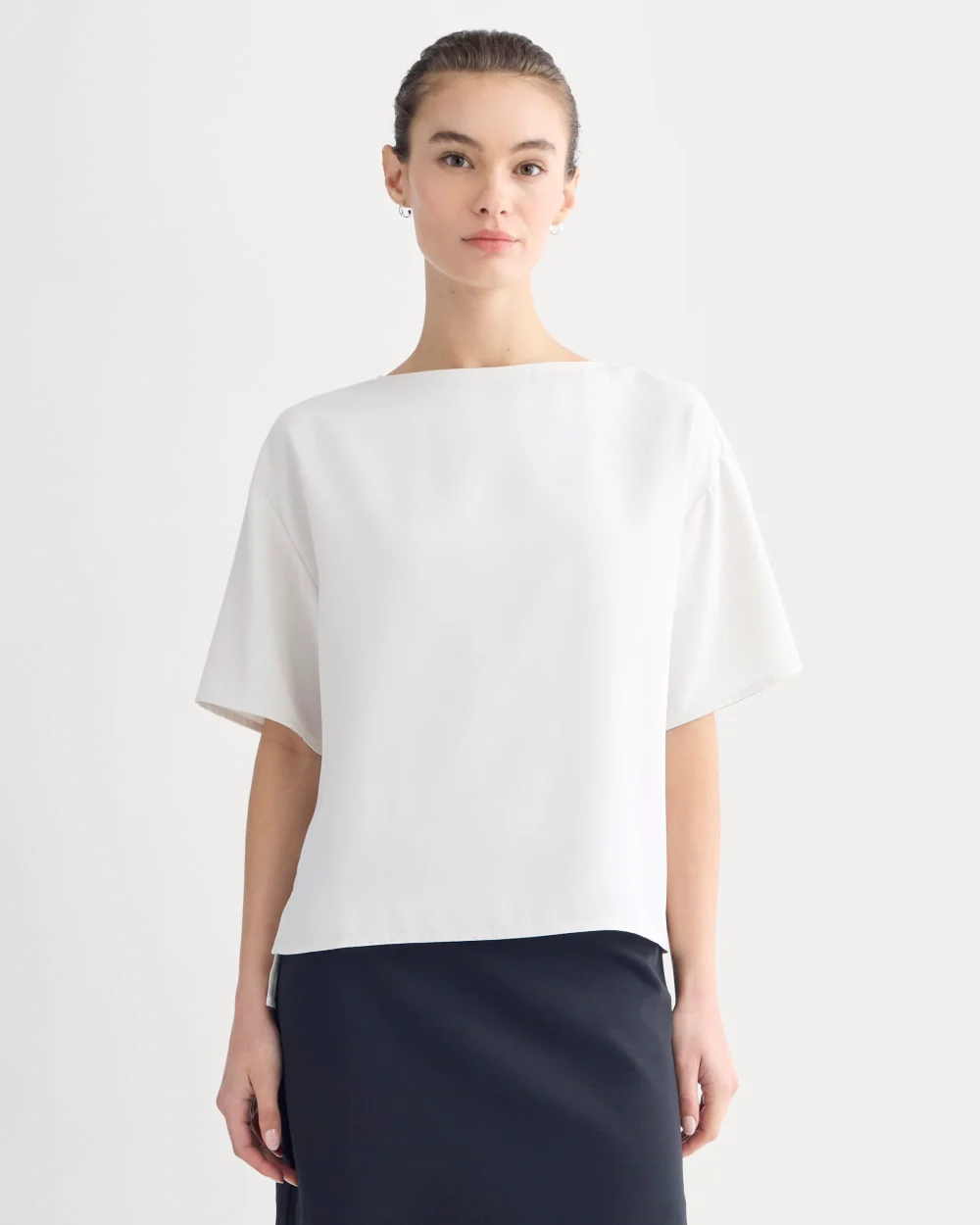 Drapey Crepe Top | Birch