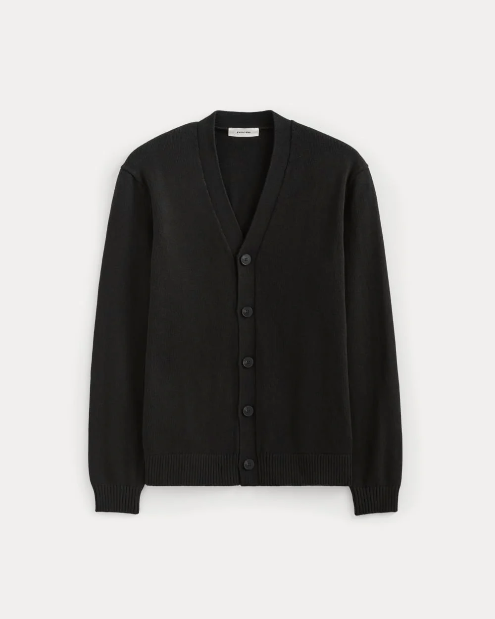 The Classic Cardigan in Everyday Cotton | Black