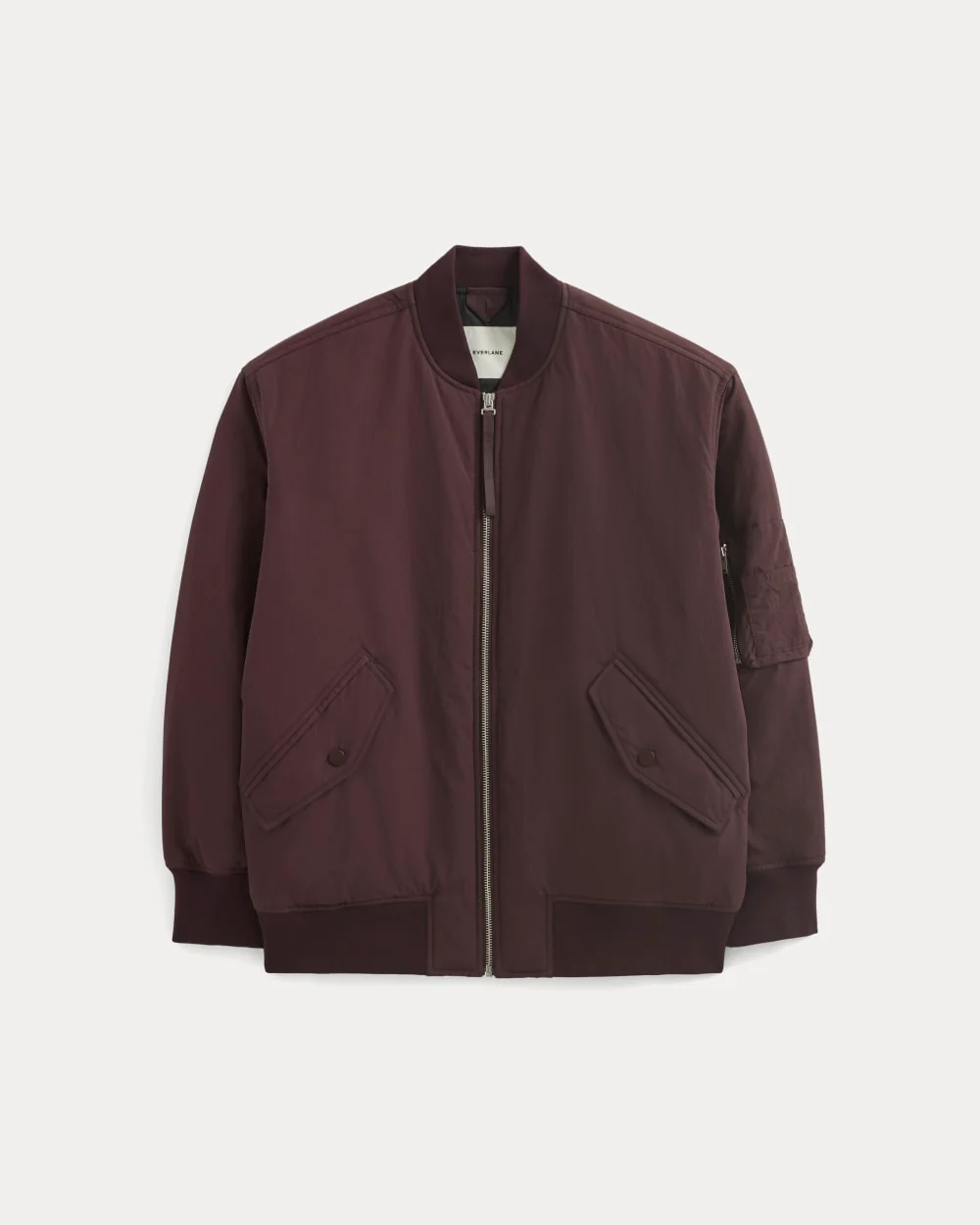Renew Oversized Puffer Bomber | Deep Plum