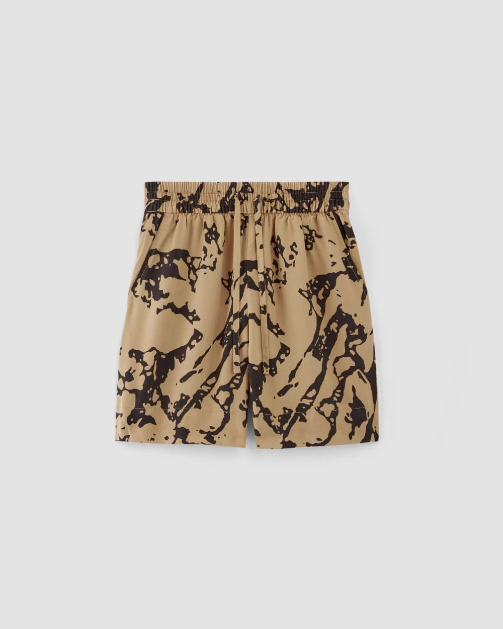 The Vacation Short | Black / Cornstalk Abstract