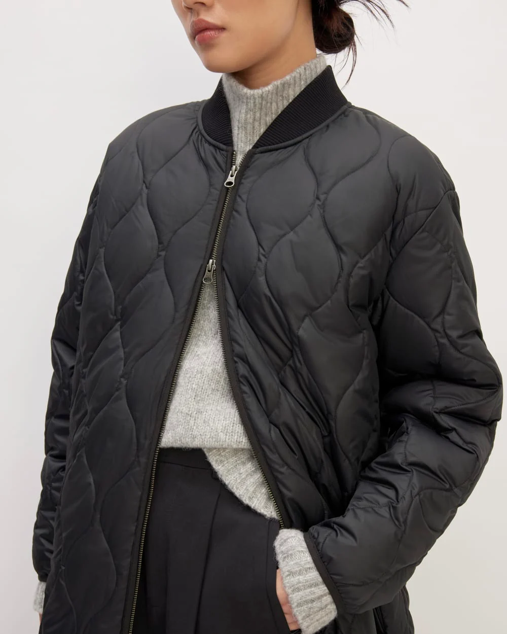 The ReNew Long Liner | Black