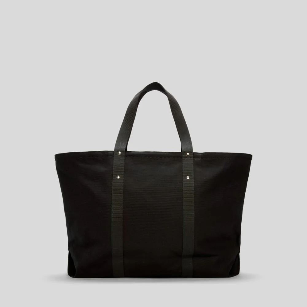 The Organic Canvas Weekender | Black