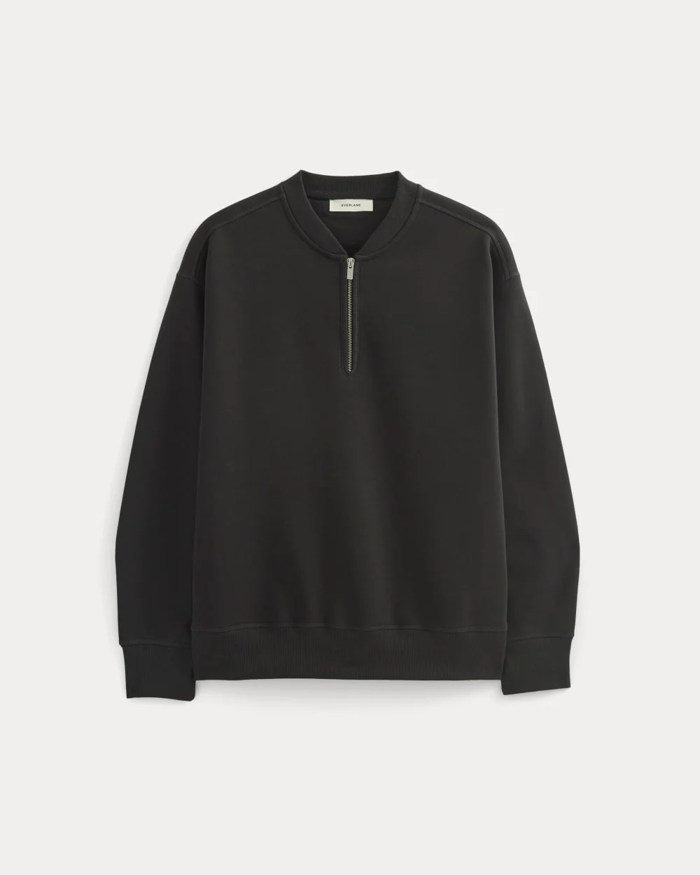 Luxe Fleece Half-Zip Pullover | Black