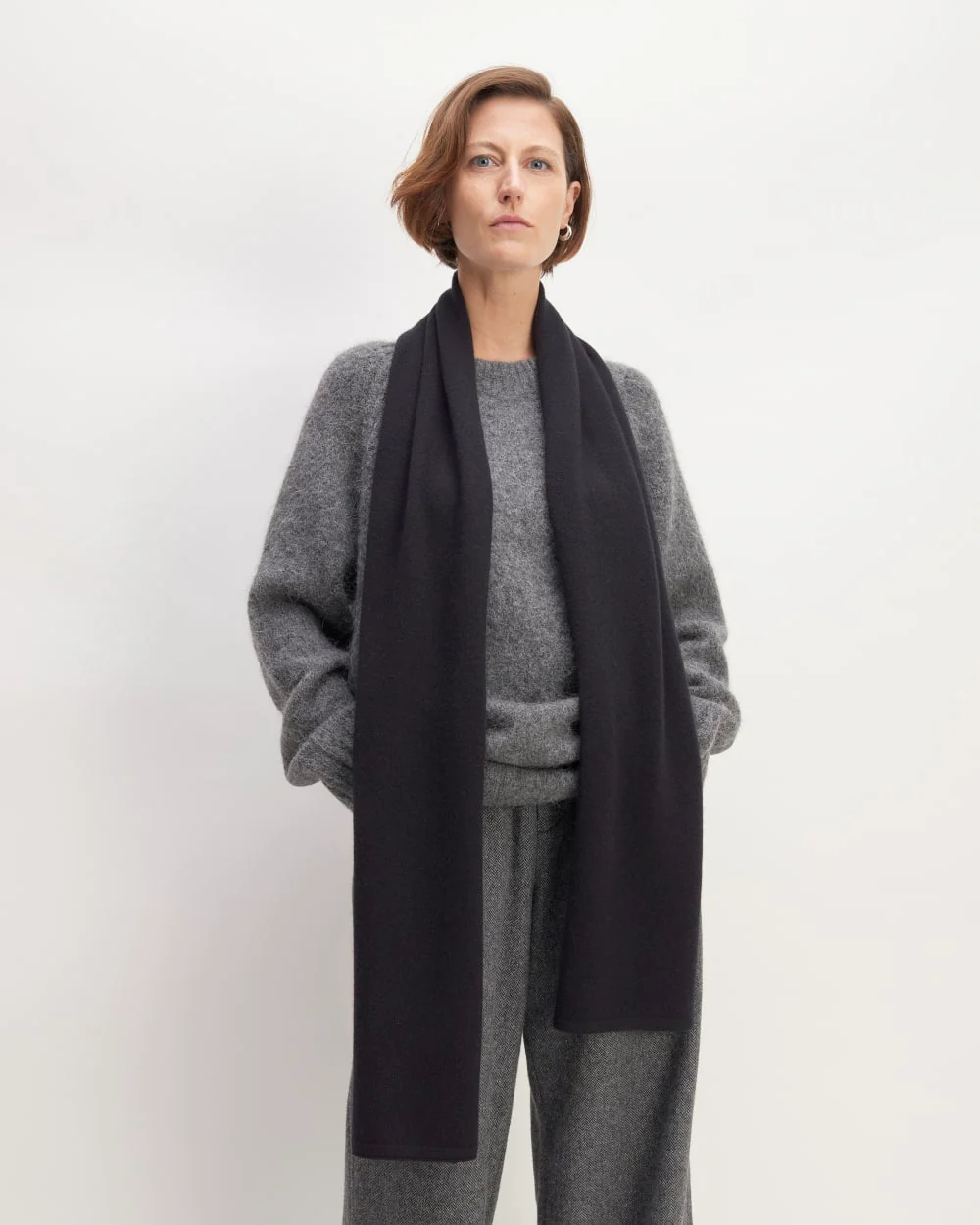 The ReCashmere Scarf |  Black