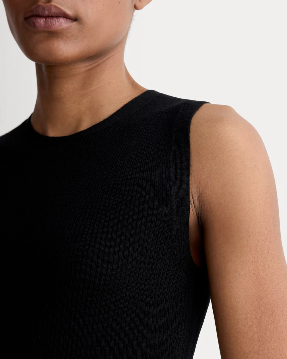 The Tank in Ultrasoft Merino | Black