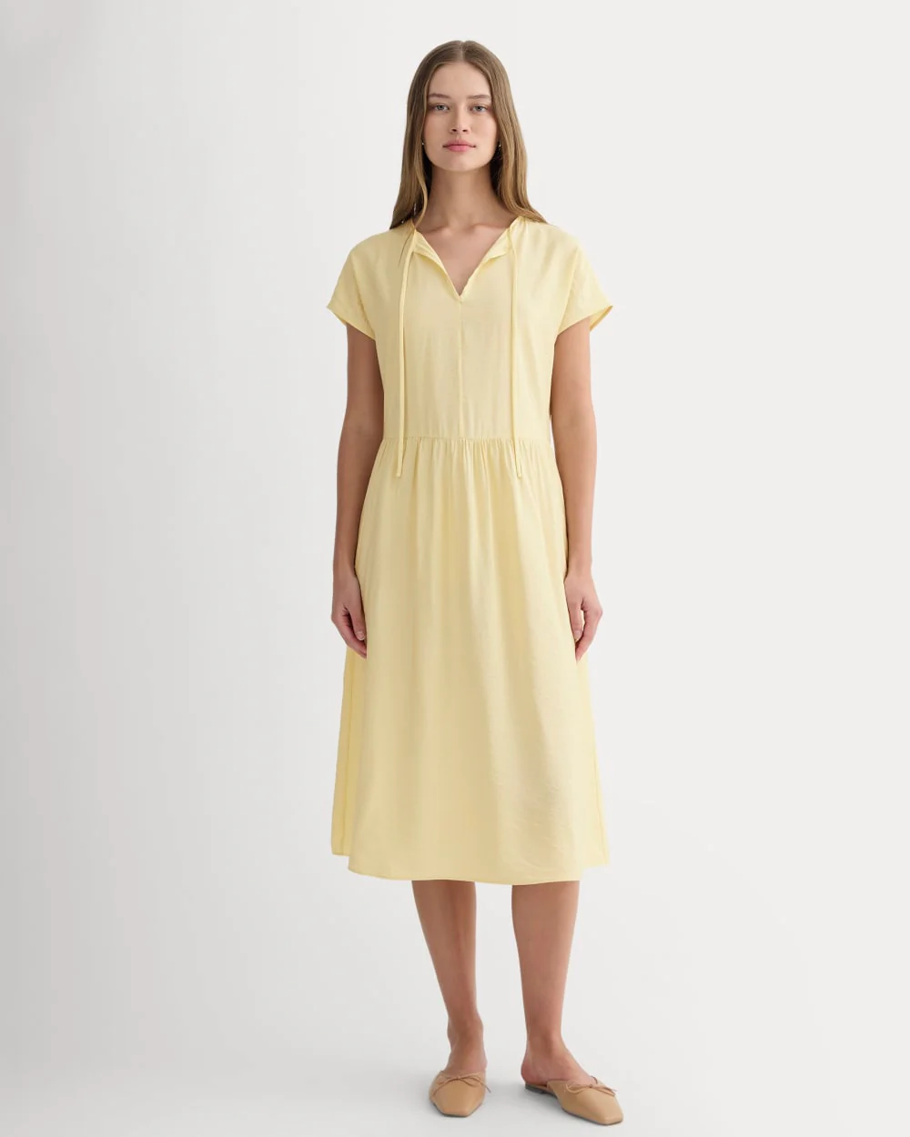 The Midi Dress in SoftLuxe | Banana Crepe
