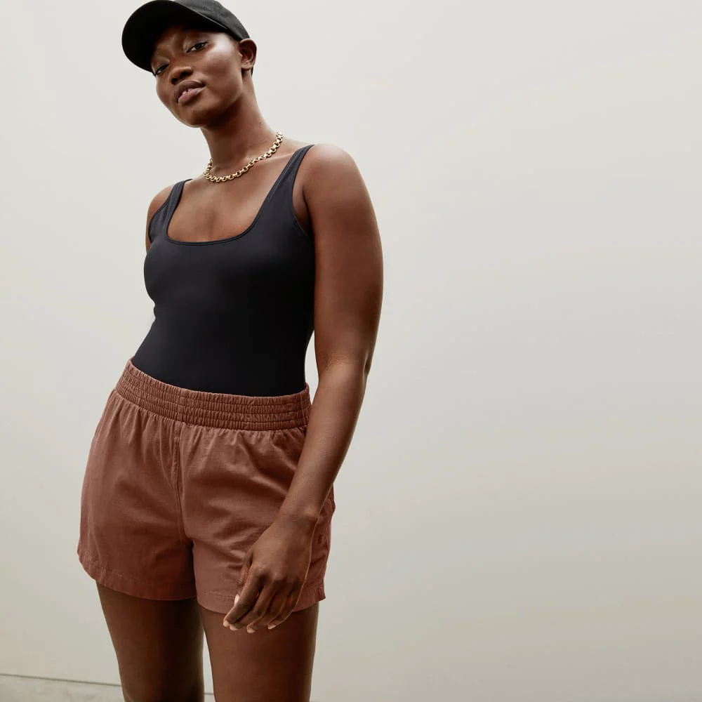The Retro Jersey Short | Caramel
