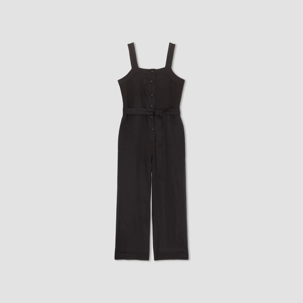 The Linen Jumpsuit | Black