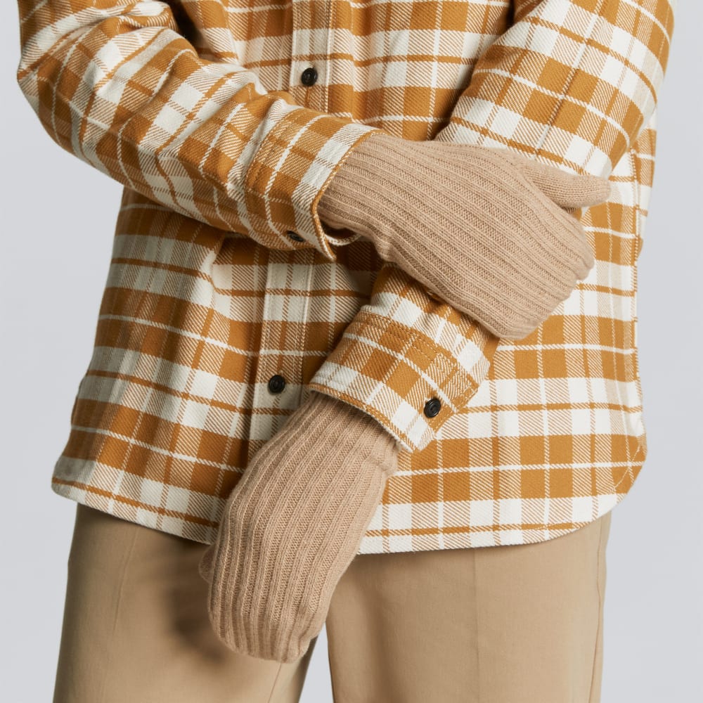 The Cashmere Mittens | Light Camel