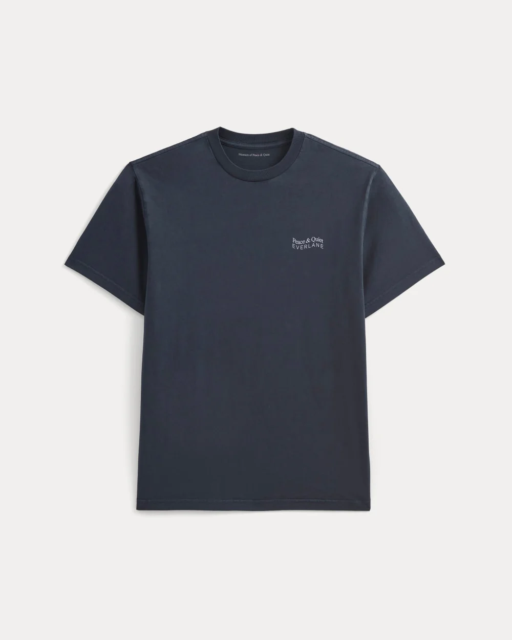 Everlane x Peace & Quiet Graphic Logo Tee |  Navy