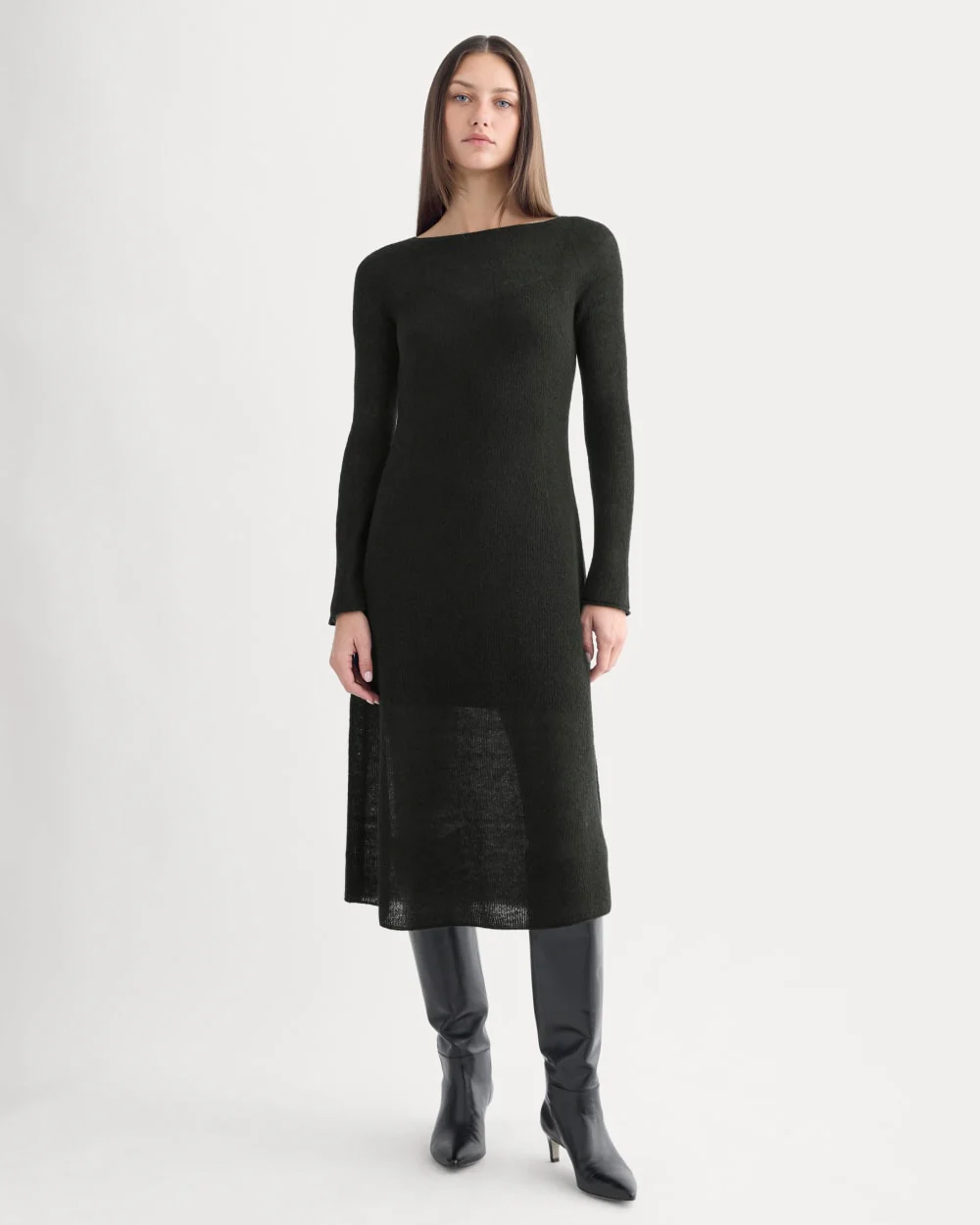 The Air Alpaca™ Sweater Dress | Black