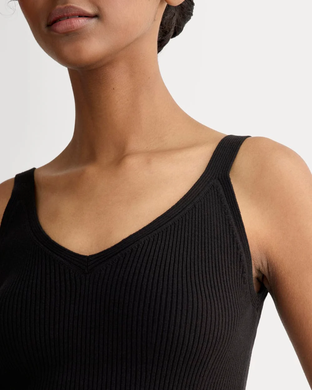 The Fine Knit Cami | Black
