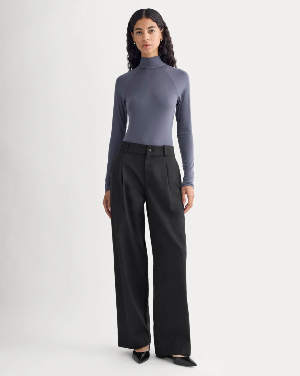 Tie-Neck Top in Butterluxe | Graystone