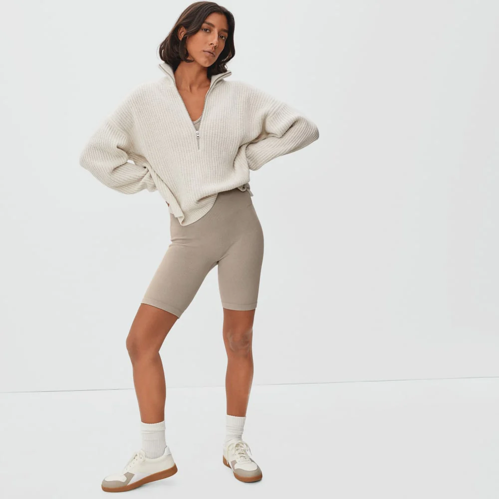 The Seamless Bike Short | Burnt Sugar