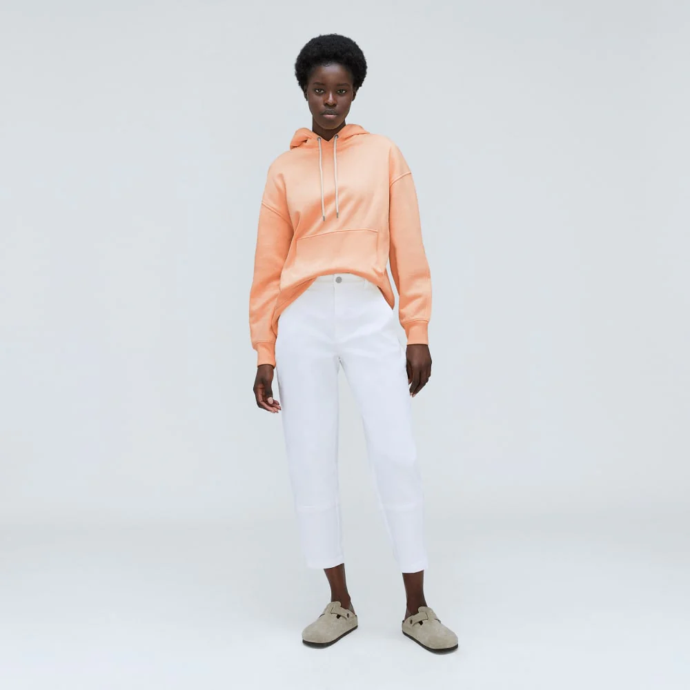 The Track Organic Cotton Popover | Apricot