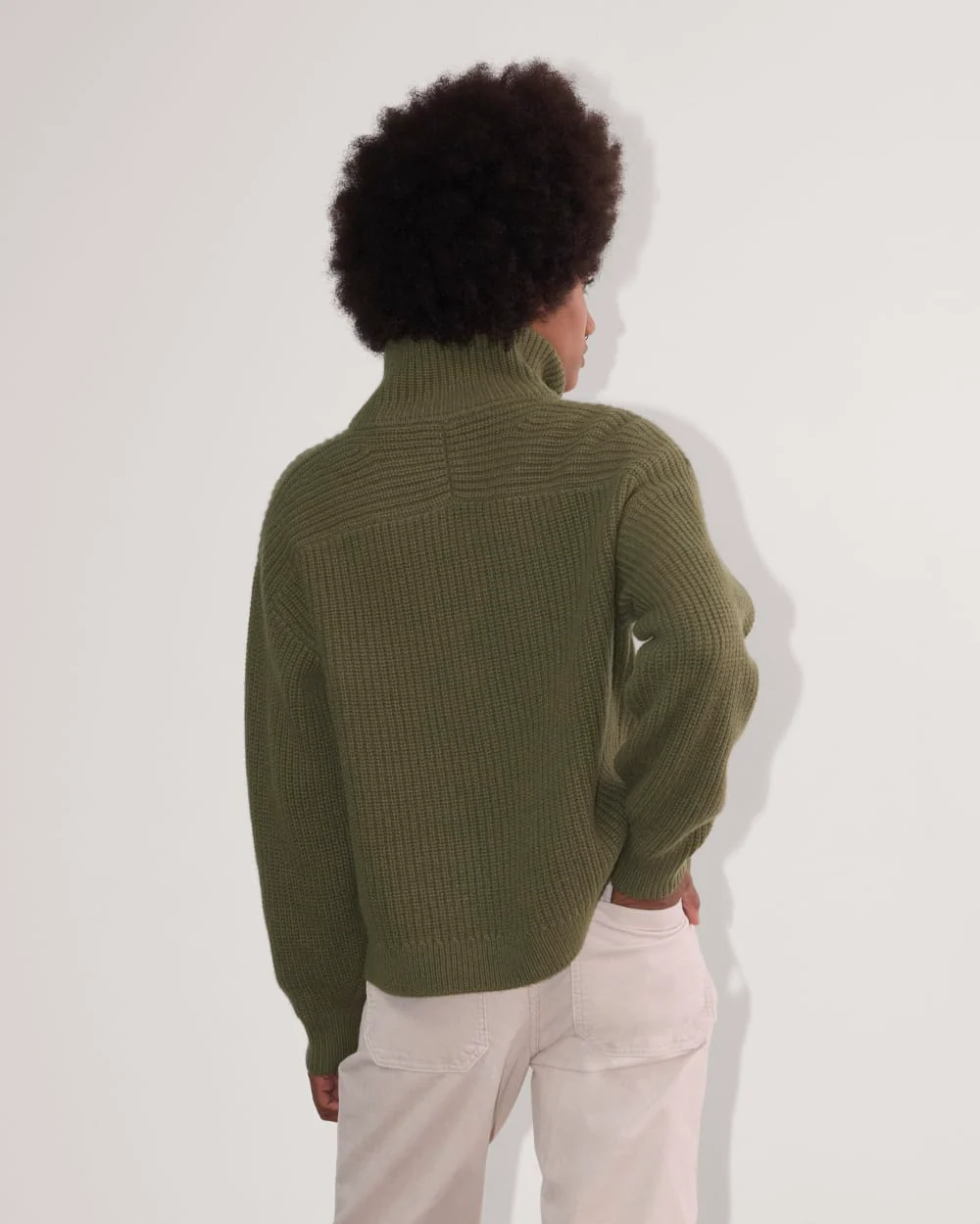 The Half-Zip Sweater in Luxe Merino | Kalamata