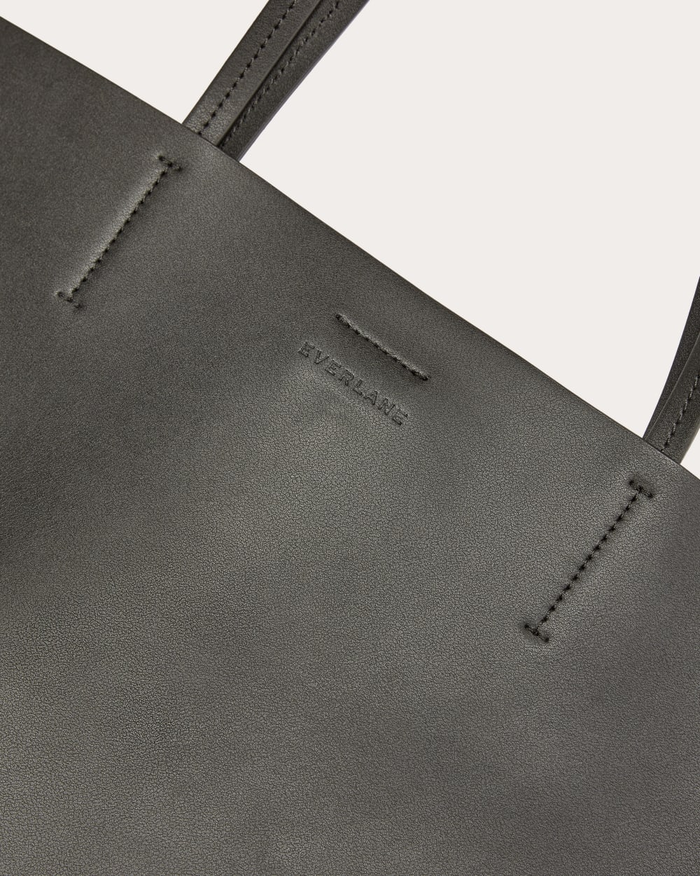 The Luxe Italian Leather Tote | Black