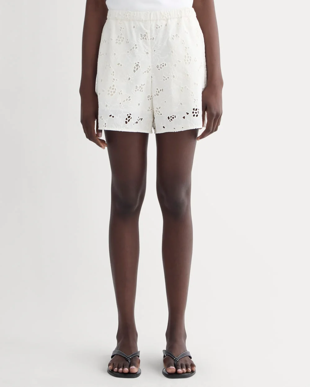 The Eyelet Pull-On Short | Bone