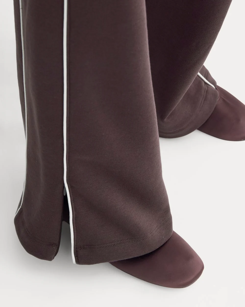 Luxe Fleece Track Pant | Dark Chocolate