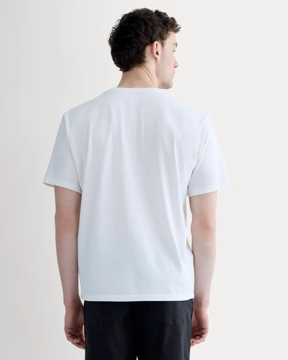 The Premium-Weight Relaxed Crew | Uniform | White