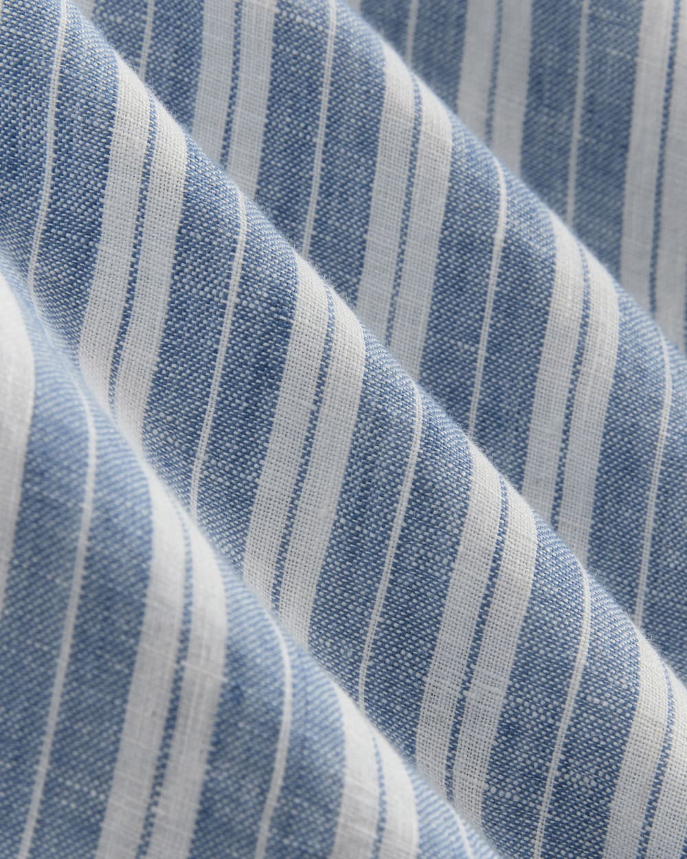 The Daytripper Dress in Linen | Soft Cobalt/Bone