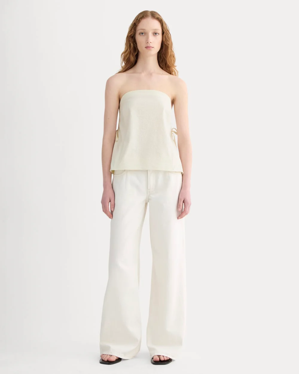 The Seersucker Tube Top | Bone