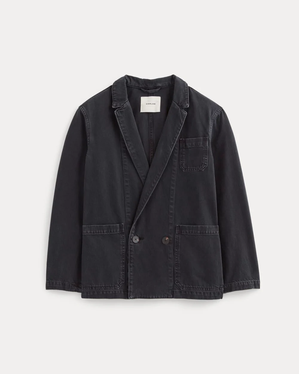 The Denim Chore Blazer |  Black