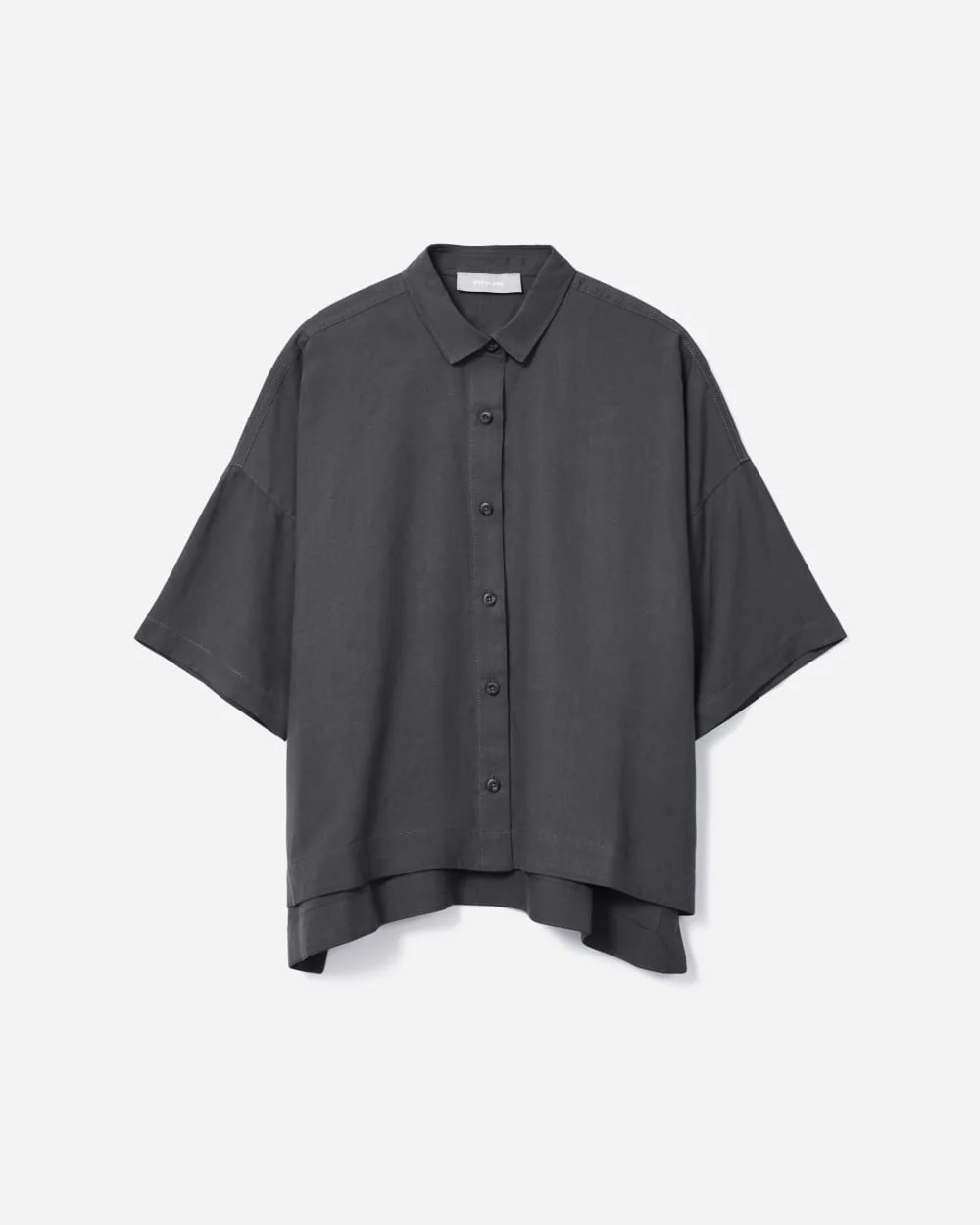 The Drapey Square Shirt | Slate Grey