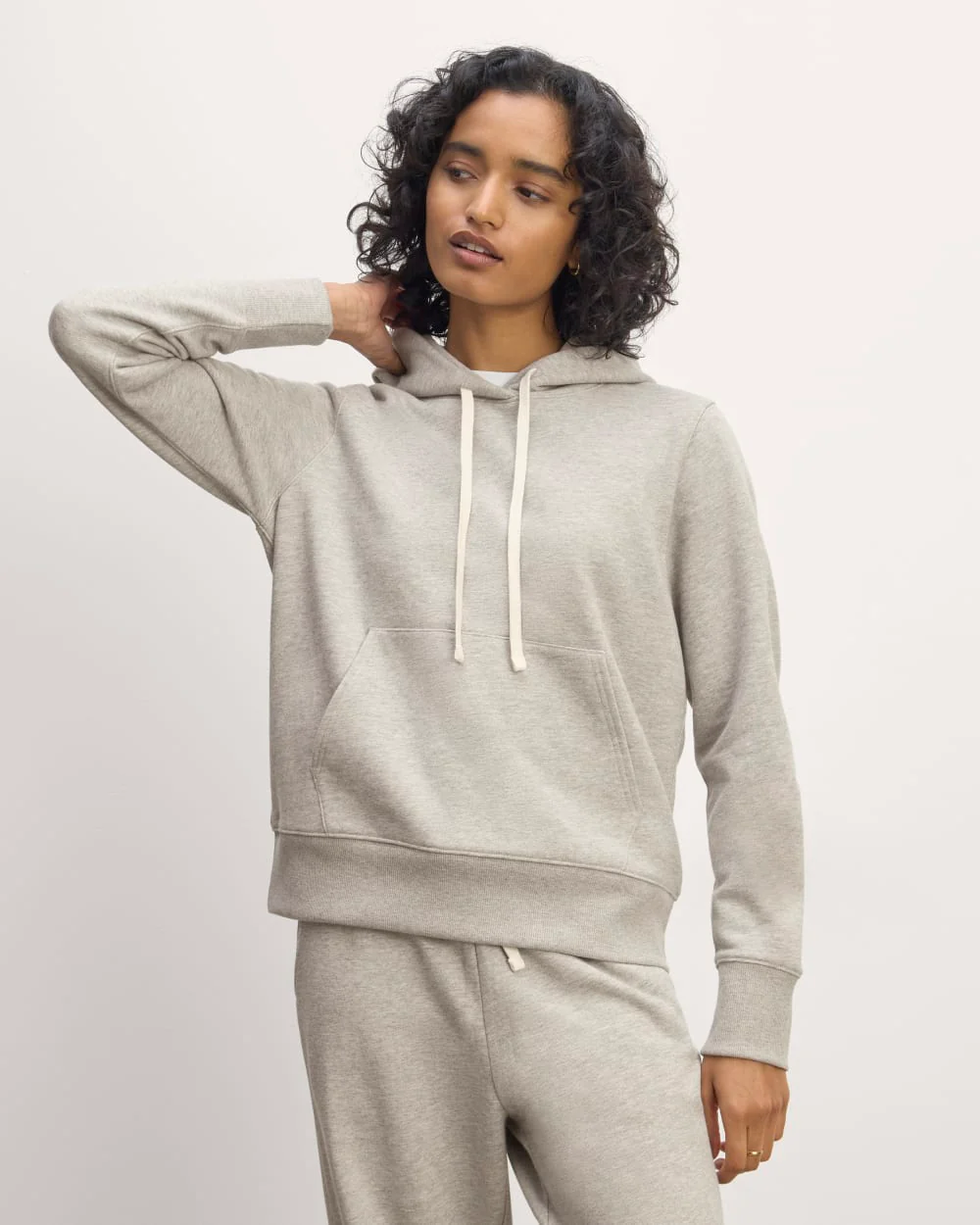 The Off-Duty Terry Hoodie | Heathered Grey