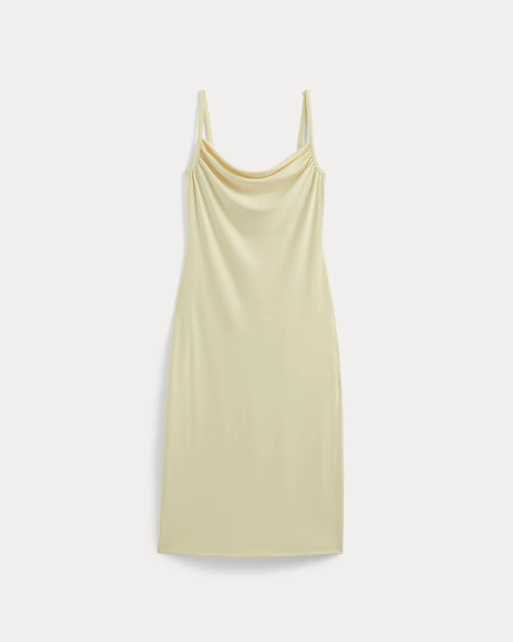 The Tank Midi Dress in Butterknit | Light Yellow
