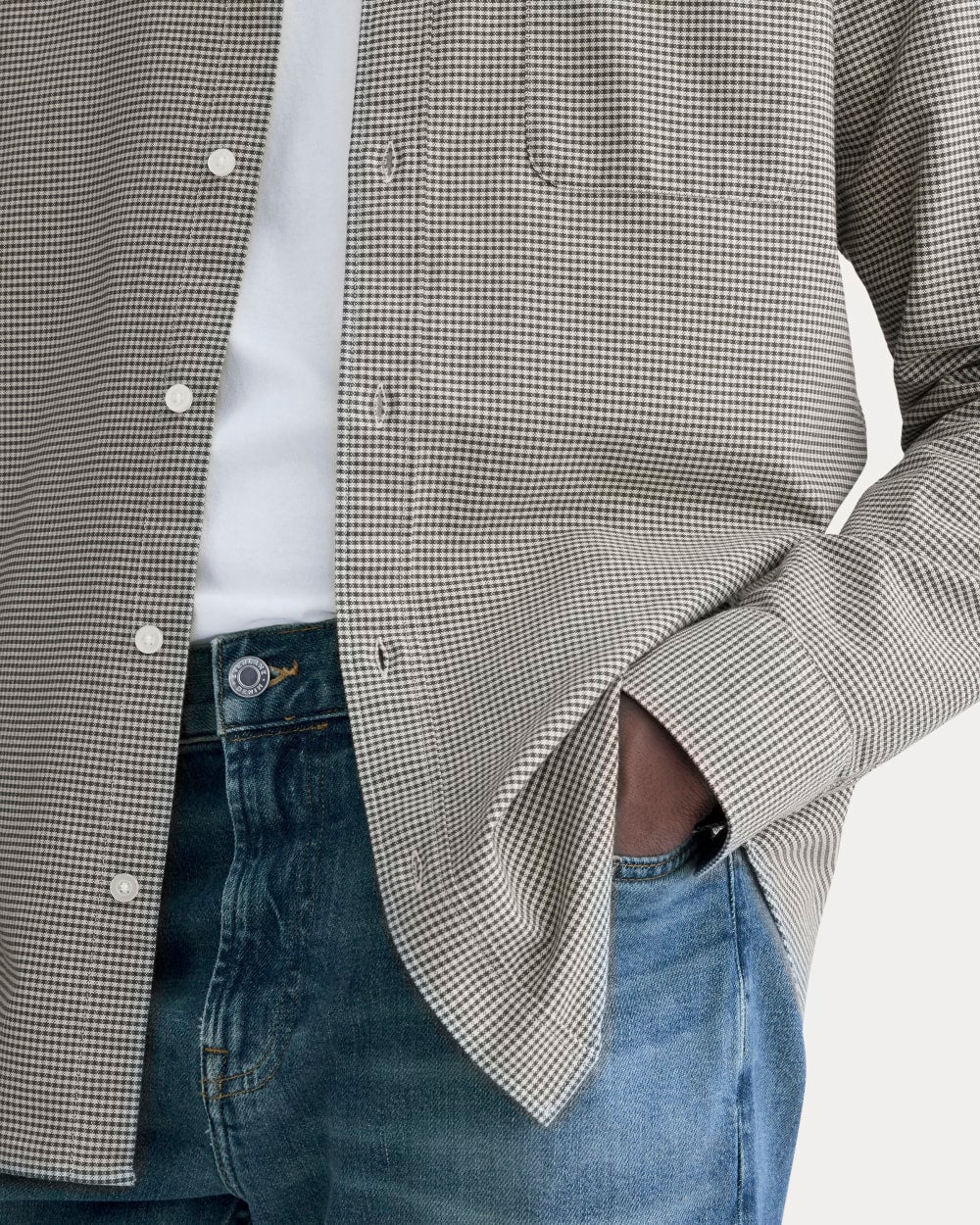 The Slim Oxford Shirt | Forest Night Gingham | Standard