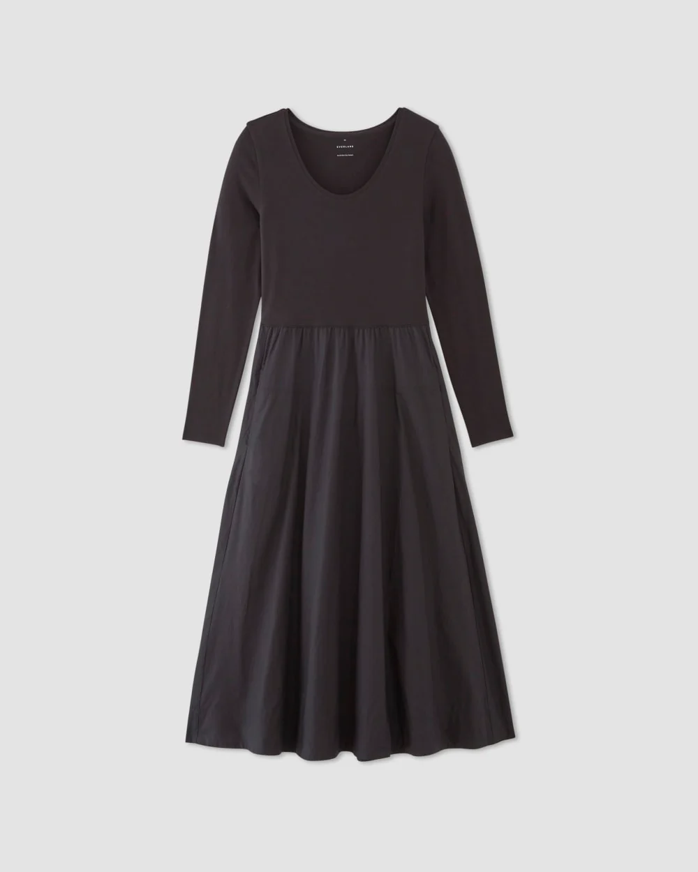 The Long-Sleeve Riviera Dress | Black