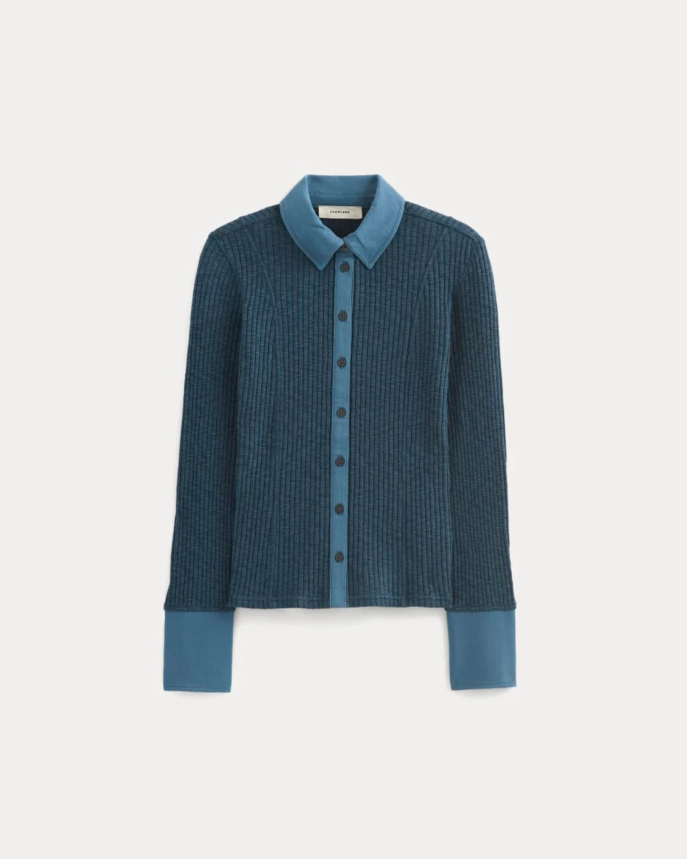 Cozy Rib Button-Up | Mood Indigo