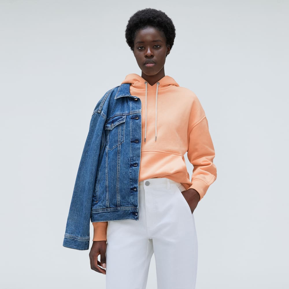 The Track Organic Cotton Popover | Apricot