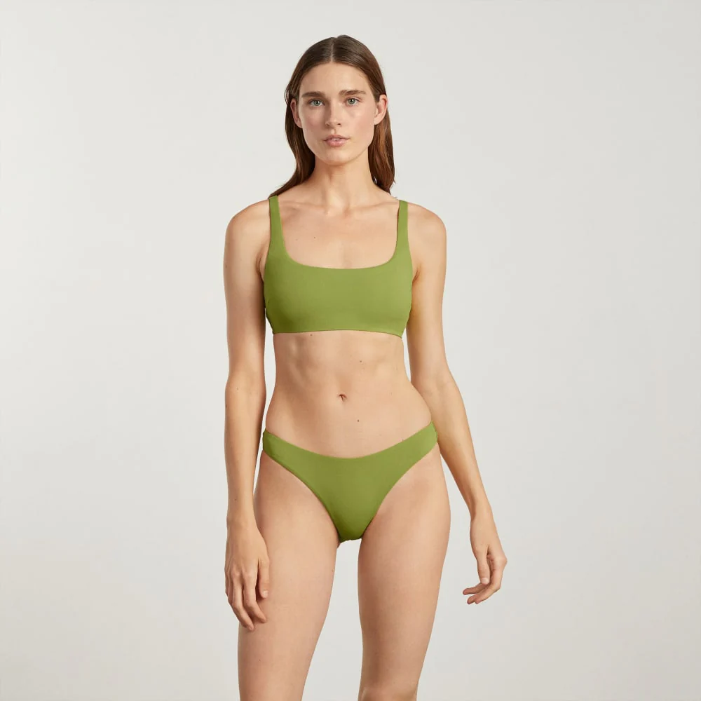 The Square-Neck Bikini Top | Pepper