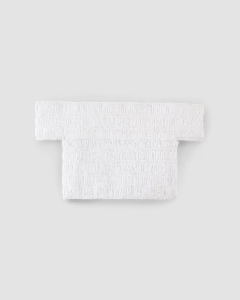 The Gauze Smock Top | White