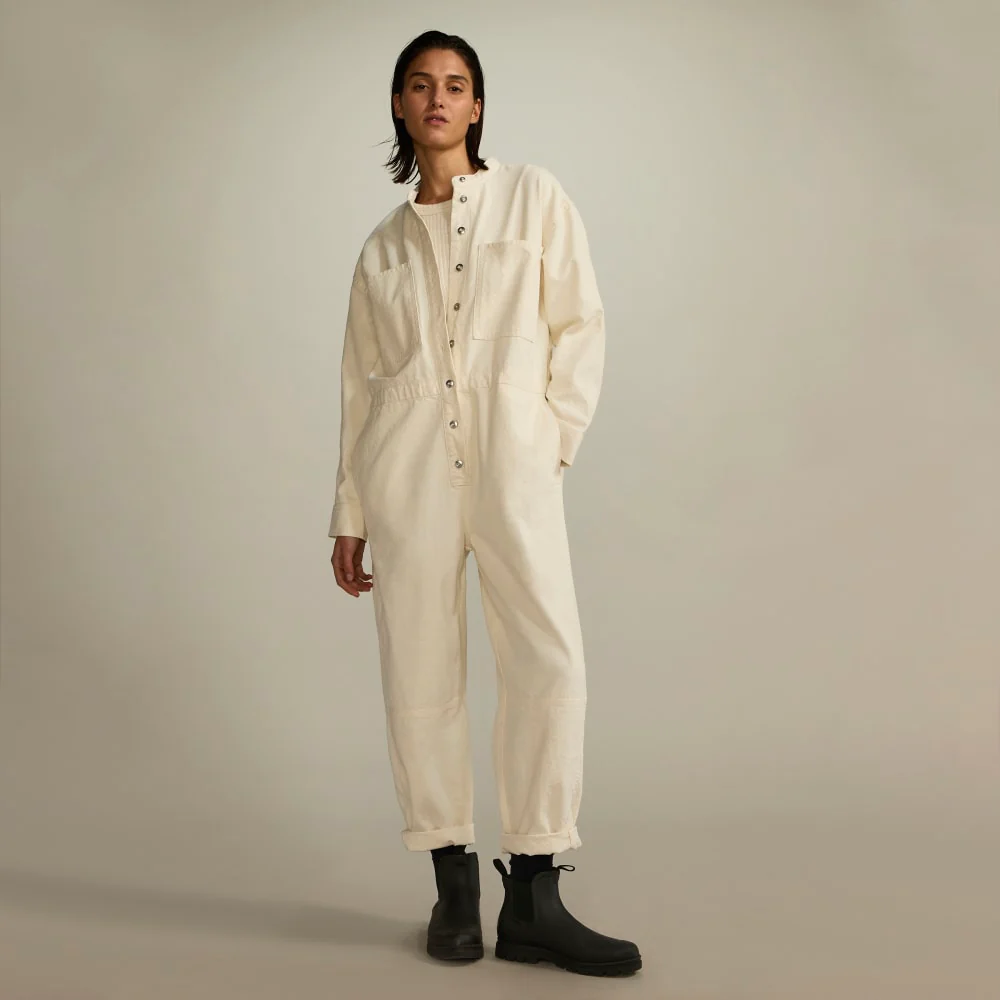 The Canvas Organic Cotton Coverall | Bone