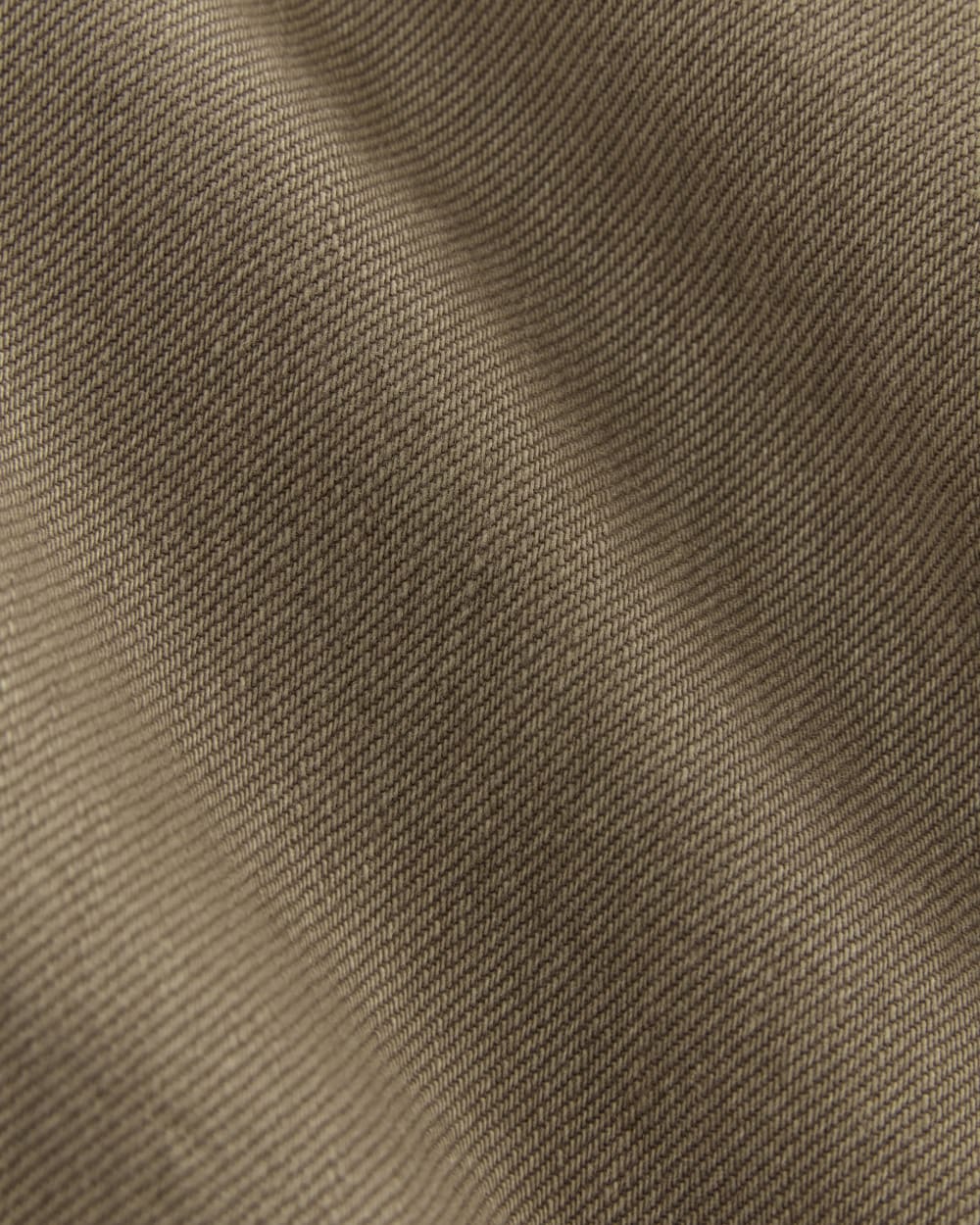 The Long Denim Barrel Jacket | Garment-Dyed Chocolate