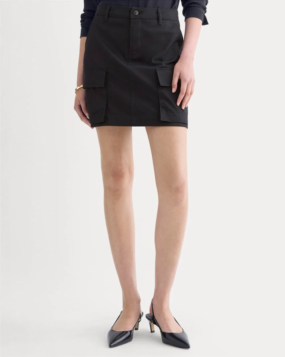 The Cargo Mini Skirt | Black