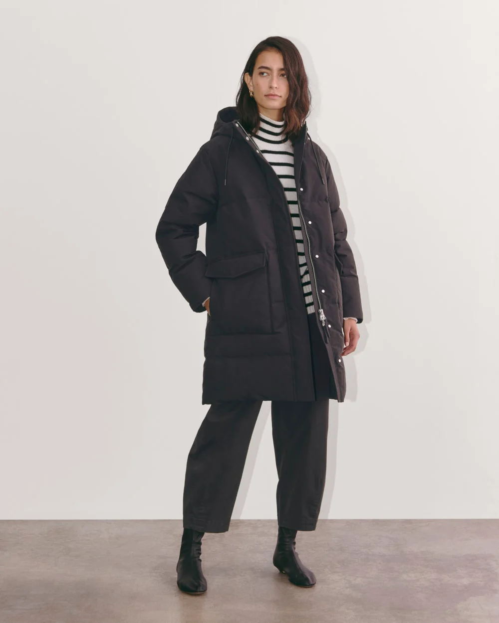 The Long Puffer | Black
