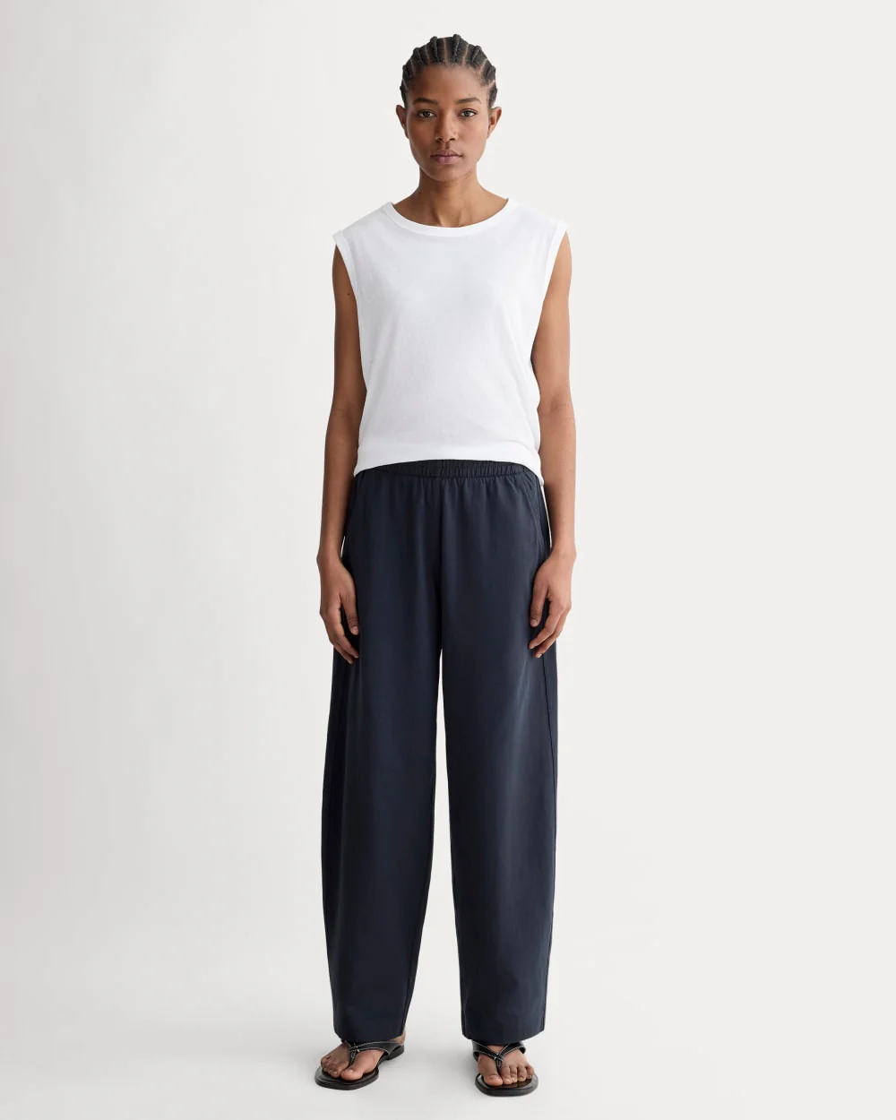 The Off-Duty Barrel Pant | Navy