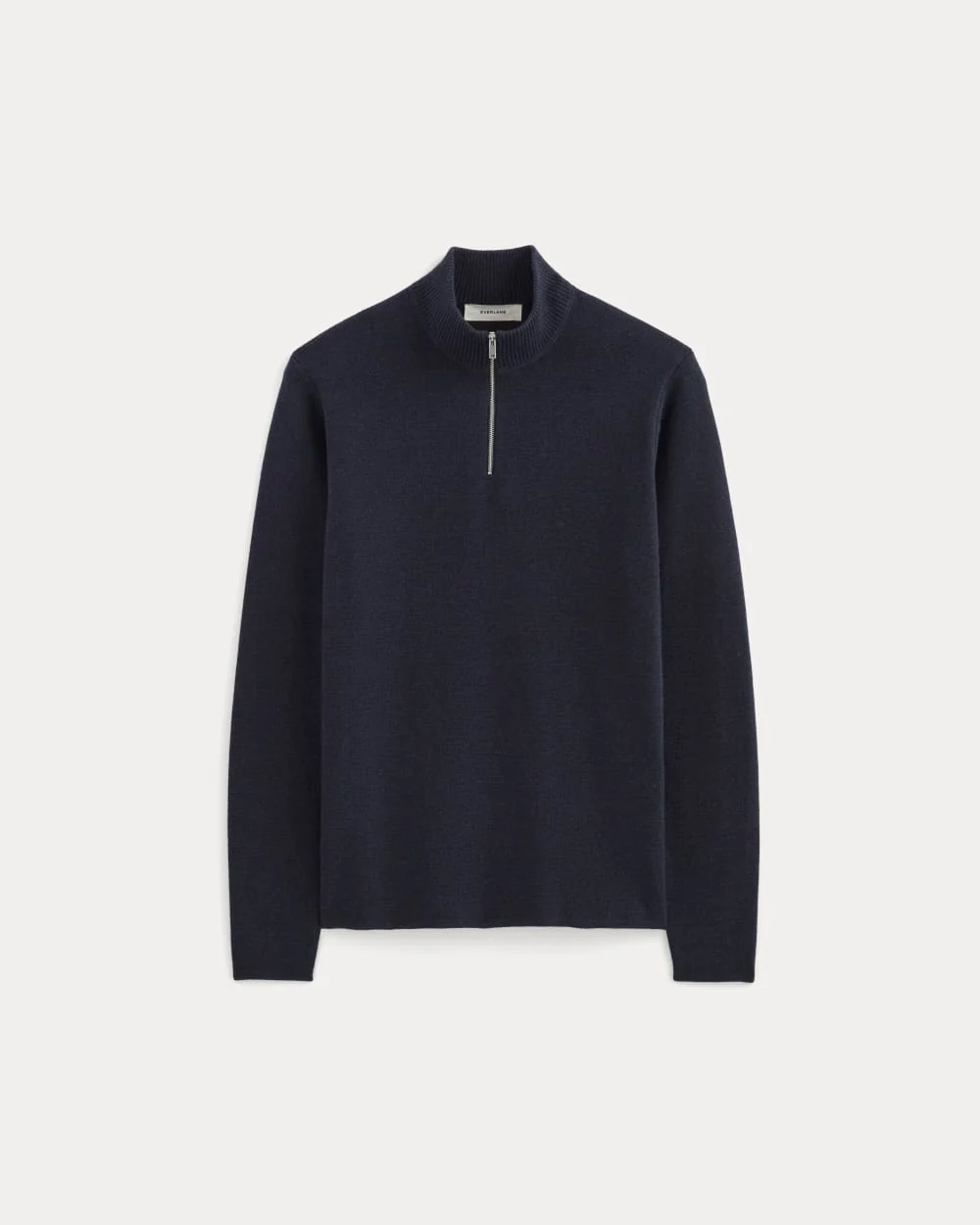 The No-Sweat Quarter-Zip | Heathered Midnight