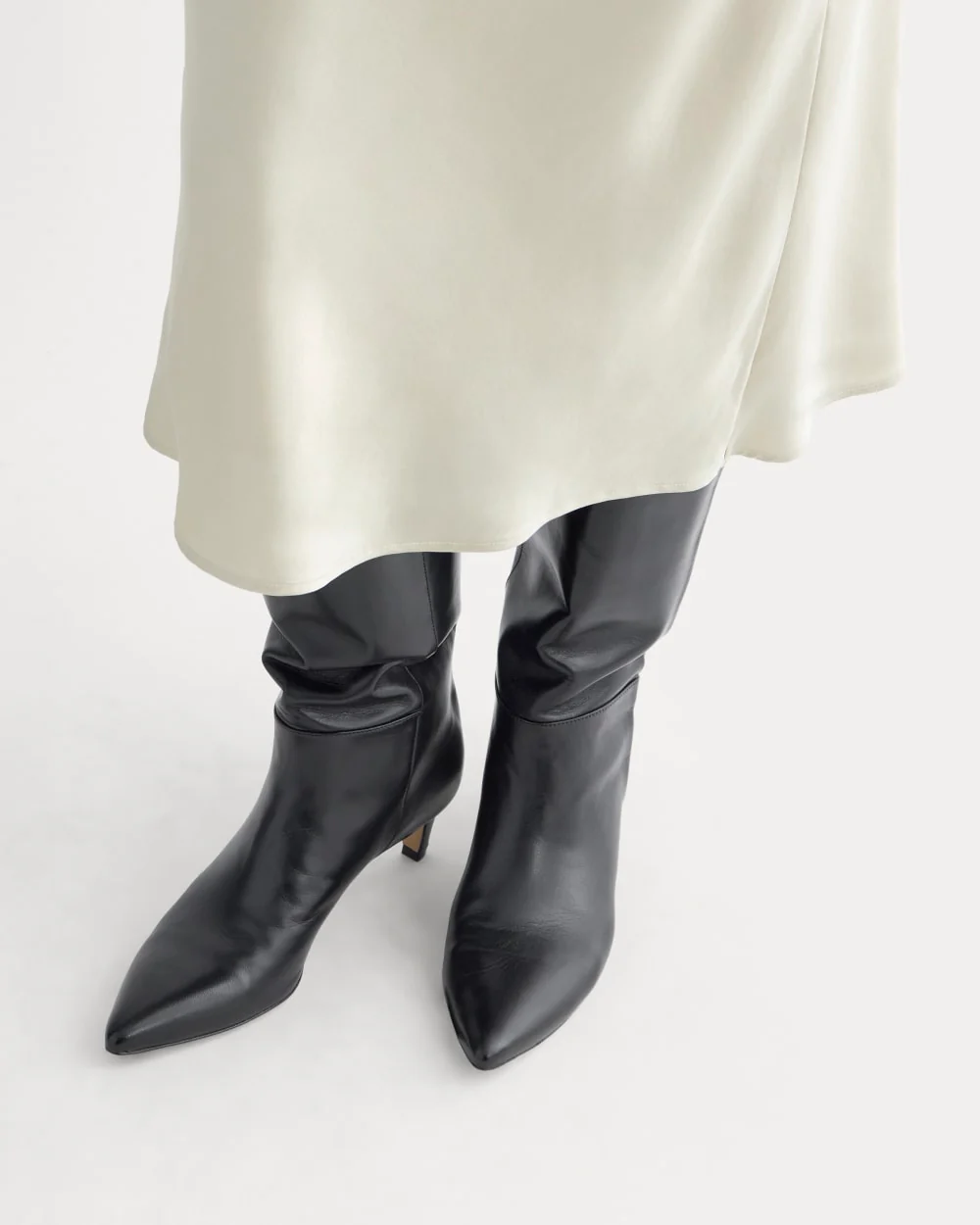 Slip Skirt in Silk Charmeuse | Peyote